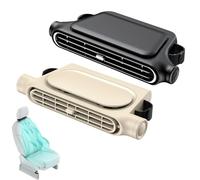 zoocco Car Seat Fan for Family Travel, Portable Headrest Fan for Pets & Passengers, Improves Airflow for Comfortable Summer Drives (Wired,Apricot+Black)