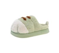 zoocco Cat Paw Slippers for Women, Cute Animal Plush Shoes, Cozy Soft Warm Cat Slippers for Girls Teens Adults (Green,42.5)
