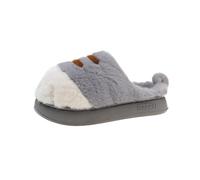 zoocco Cat Paw Slippers for Women, Cute Animal Plush Shoes, Cozy Soft Warm Cat Slippers for Girls Teens Adults (Gray,38.5)