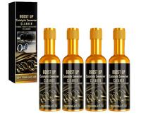 zoocco Catalytic Converter Cleaner, Exhaust System Pipe Carbon Removal Cleaner, Deep Clean Formula for Emission Systems, Reduce Engine Light Issues for Gas and Diesel Car (4PCS/480ml)