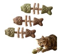 zoocco Catnip and Silvervine Chew for Indoor Cats, Engaging Play & Teeth Cleaning, Keeps Cats Active and Happy (All)