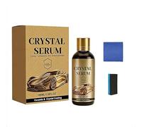 zoocco Ceramic Car Coating Kit - Crystal Serum(100ml), Car Plastic Plating Refurbishing Agent, for Interior & Exterior, Quick One-Step Scratch & Swirl Remover, Ultra Gloss Finish (1pc)