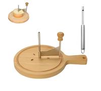 zoocco Cheese Curler with Lid, Stainless Steel Cheese Curler Wheel & Shaver with Wooden Base, Create Elegant Cheeses Rose Flowers for Cheeses Boards, Wine Nights (DD)