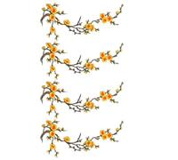 zoocco Cherry Blossom Patches Iron On Sew On Appliques (A14)