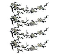 zoocco Cherry Blossom Patches Iron On Sew On Appliques (A21)