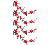 zoocco Cherry Blossom Patches Iron On Sew On Appliques (A9)