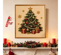 zoocco Christmas Pearl Diamond Art Kit with Ornament (DD)