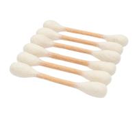 zoocco Cotton Swabs Cat Toys with Catnip 6 Pack, Durable Cat Chew Sticks, Interactive Kitty Kicker Toys for Indoor Cats (6 PCS White)