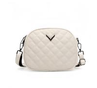 zoocco Crossbody Bags for Women Quilted Leather Purse with Adjustable Strap, Crossbody Purses for Women, Gift for Womens Daily Use (Creamy white)