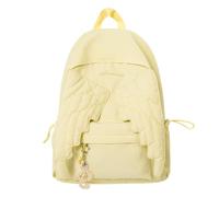 zoocco Cute Backpack with 3D Padded Angel Wings (Yellow)