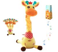 zoocco Dancing Talking Giraffe Toy, Multifunctional Remote Control Hi-Fi Sound for Interactive Musical Giraffe Toy with 60 Songs, Durable & Washable for Toddlers