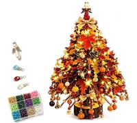 zoocco DIY Beaded Christmas Tree Kit, 3D Crystal Bead Craft Set for Adults (CC)