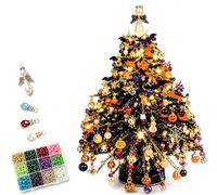 zoocco DIY Beaded Christmas Tree Kit, 3D Crystal Bead Craft Set for Adults (DD)