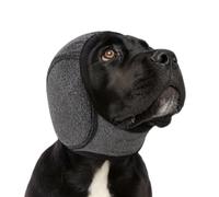 zoocco Dog Ear Muffs Noise Protection for Thunderstorms, Grooming & Travel, Adjustable Calming Ear Cover for Anxious Dogs, Comfortable Hearing Comfort Support (Dark Gray,S)