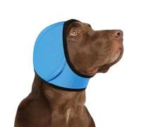 zoocco Dog Ear Muffs Noise Protection for Thunderstorms, Grooming & Travel, Adjustable Calming Ear Cover for Anxious Dogs, Comfortable Hearing Comfort Support (Sky Blue,L)