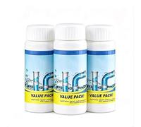 zoocco Drain Clog Remover Fast-Acting Sink & Drain Unblocker, Pipe Safe Powder for Kitchen Bathroom Toilet Shower Floor Drain, Dissolves Hair Grease Food Residue Unscented (3pc)