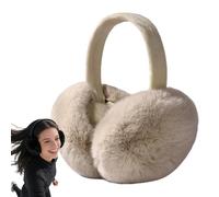 zoocco Ear Muff Winter Women Cute Fleece Foldable Ear Muffs Furry Fur Earmuffs Cover Cold Weather (A#02)