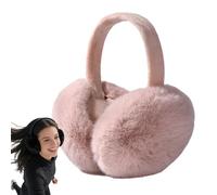 zoocco Ear Muff Winter Women Cute Fleece Foldable Ear Muffs Furry Fur Earmuffs Cover Cold Weather (A#03)