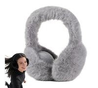 zoocco Ear Muff Winter Women Cute Fleece Foldable Ear Muffs Furry Fur Earmuffs Cover Cold Weather (B#03)