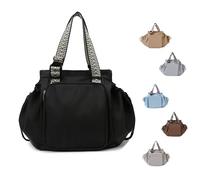 zoocco Ekon Essential Tote, Large Capacity Versatile Ekon Bag with 15 Compartments for Women Weekend Travel Ultimate Organization (Black)