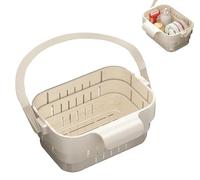 zoocco Foldable Hanging Sink Drain Basket Collapsible Kitchen Strainer (White)