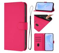 zoocco for iPhone 17 Pro MAX Case Wallet Premium Leather Shockproof Flip Cover with 3 Card Holder & Magnetic Closure for iPhone 17 Stylish Men & Women (Rose Red,16PROMAX)
