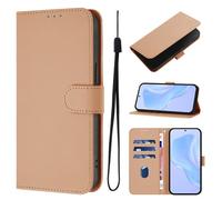 zoocco for iPhone 17 Pro MAX Case Wallet Premium Leather Shockproof Flip Cover with 3 Card Holder & Magnetic Closure for iPhone 17 Stylish Men & Women (Nude,16Plus)