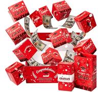 zoocco Graduation Pop Up Money Box for 2026, Surprise Cash Gift Reveal for Students, Friends & Family (Red,16 PCS)