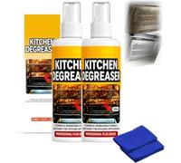 zoocco Grease Killer Spray Heavy Duty Degreaser For Grill Kitchen (2pc)