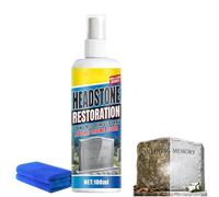 zoocco Headstone Restoration Kit, Professional Gravestone Cleaner for Granite, Marble & Limestone Memorials in Cemetery (1 PCS)