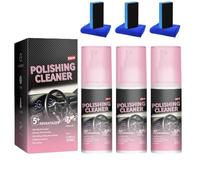 zoocco Interior Detailer Spray for Cars, Multi-Purpose Car Interior Cleaner for Cleaning Rubber, Plastic, Leather Surfaces (3 PCS)