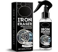 zoocco Iron Eraser Rust Remover Spray - Fast-Acting Rust Killer for Cars, BBQ, Tools & Metal Surfaces, Iron & Stain Remover (1pc)
