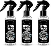 zoocco Iron Eraser Rust Remover Spray - Fast-Acting Rust Killer for Cars, BBQ, Tools & Metal Surfaces, Iron & Stain Remover (3pc)