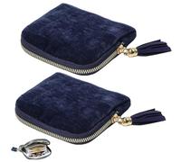 zoocco Jewelry Zippered Pocket Case Travel Jewelry Bag with 5 Pockets, Small Jewelrys Travel Case for Organized Storage, Trips (A28)