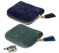 zoocco Jewelry Zippered Pocket Case Travel Jewelry Bag with 5 Pockets, Small Jewelrys Travel Case for Organized Storage, Trips (A24)