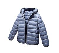 zoocco Kids Winter Coat, Lightweight Hooded Puffer Jacket, Warm Quilted Outerwear for School, Travel & Outdoor (Gray,S)