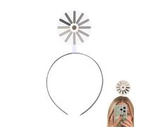 zoocco Loading Symbol Headband Funny Hair Clip for Women & Men, Creative Mood Expression Hair Accessory for Party, Gaming, Cosplay, Livestreams, Gag Gifts (1PCS A)