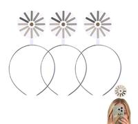 zoocco Loading Symbol Headband Funny Hair Clip for Women & Men, Creative Mood Expression Hair Accessory for Party, Gaming, Cosplay, Livestreams, Gag Gifts (3PCS A)