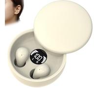 zoocco Mini Invisible Headphones Bluetooth 5.4, Comfortable Invisible Earbuds Wireless Bluetooth for Sleeping, Small Bluetooth Earbuds for Work, Travel & Sports (Skin Color)