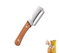 zoocco Multifunctional Vegetable Peeler, Zero Snag Wooden Peeler, Ergonomic Wooden Handle Kitchen Tool for Fruits and Vegetables (1 PCS)