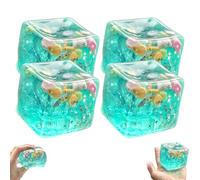 zoocco Ocean Squishy Stress Ball, Slow Rise Sea Shell Sensory, Calming Fidget for Adults Office Travel (4 PCS)