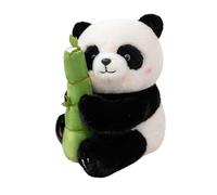 zoocco Paudy Panda Emotional Support Plush, Ultra-Soft Panda Plush for Stress Relief & Comfort, Realistic Stuffed Animal Hug Toy, Gifts for Adults & Kids (25CM,Bamboo)