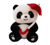 zoocco Paudy Panda Emotional Support Plush, Ultra-Soft Panda Plush for Stress Relief & Comfort, Realistic Stuffed Animal Hug Toy, Gifts for Adults & Kids (25CM,Umbrella)