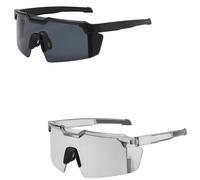 zoocco Photochromic Safety Glasses for Men and Women, UV400 Transition Sunglasses, Lightweight Impact Resistant Eyewear for Driving Work Cycling and Outdoor Use (#E)