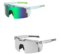 zoocco Photochromic Safety Glasses for Men and Women, UV400 Transition Sunglasses, Lightweight Impact Resistant Eyewear for Driving Work Cycling and Outdoor Use (#N)