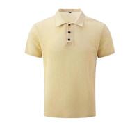zoocco Polo Shirts for Men, 4-Way Stretch, Moisture Wicking Wrinkle Free Golf Casual Business Athletic (Beige,4XL)