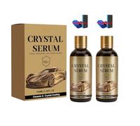 zoocco PTZ Crystal Serum, Advanced Graphene Ceramic Coating for Cars, 9H Hardness High Gloss Auto Detailing DIY Coating (2 PCS)