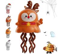 zoocco Spooky Magical Mini Dancing Ghost for Christmas, 3D Creative Twisting Clockwork Slide Boost Kids Creativity & Imagination (Elk)