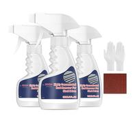 zoocco Steel Rust Remover Spray 120ml, Highly Concentrated Rust Stain Remover for Tools, Fast Acting Metal Cleaner for Automotive Parts, Machinery, Fences & Workshop Maintenance (3PCS)