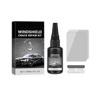 zoocco Windshield Crack Repair Kit - Glass Repair Fluid for Car Window Chips & Long Cracks, Quick DIY Fix with Professional Resin, Reliable Transparency Restoration (1 Sets)